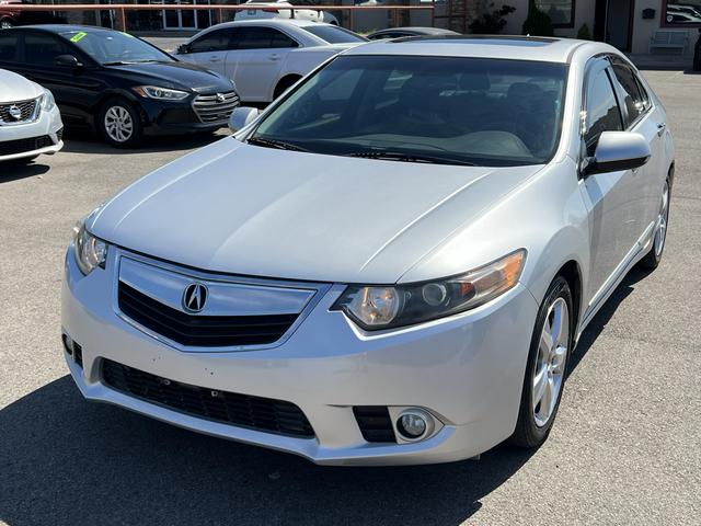 Silver 2012 Acura TSX Sedan Front-Wheel Drive Automatic