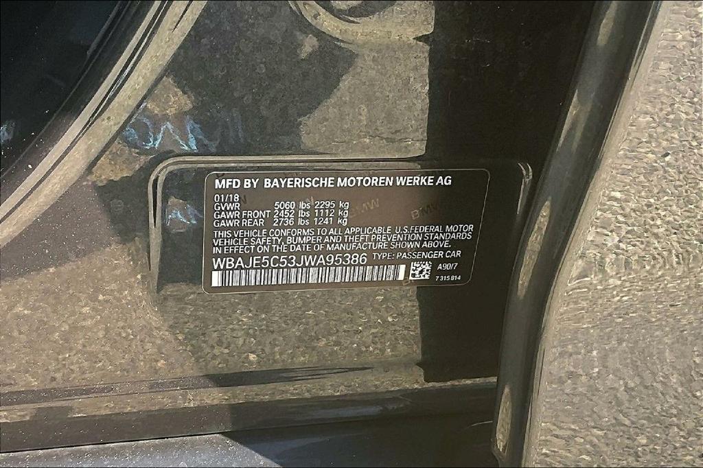 BMW 5-Series 540i 2018
