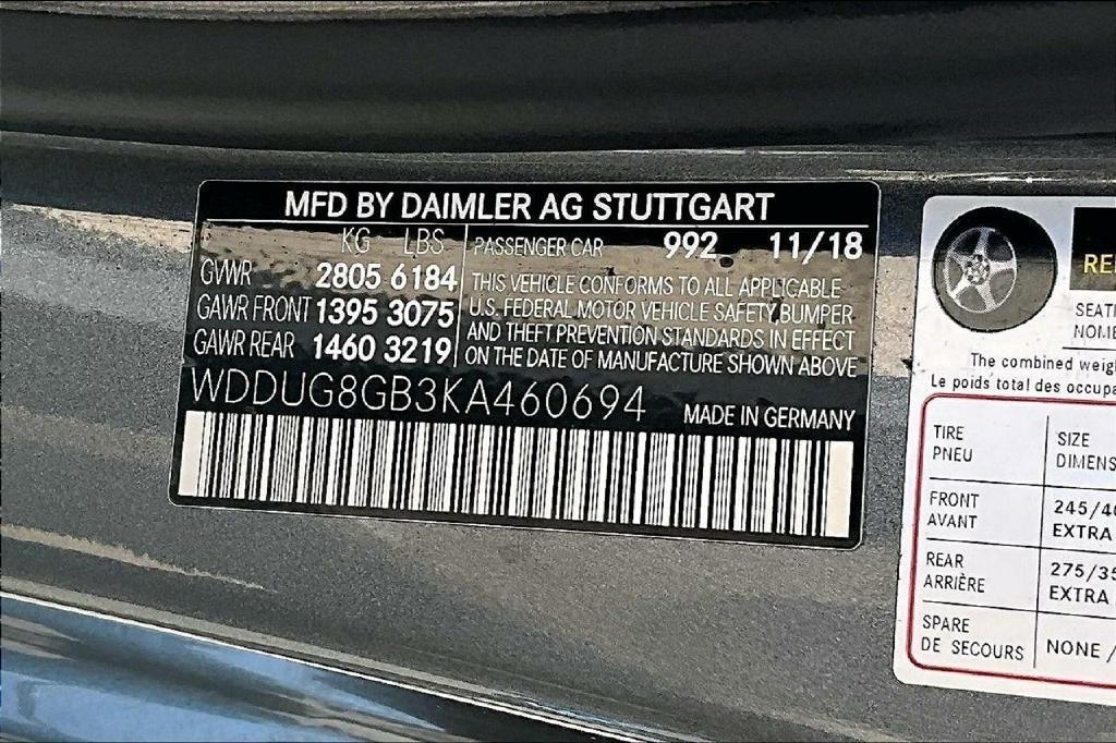Mercedes-Benz S-Class S560 4MATIC 2019