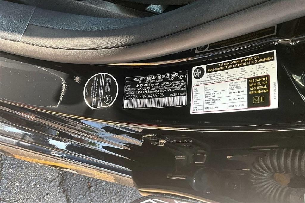 Mercedes-Benz E-Class AMG E 43 4MATIC 2018