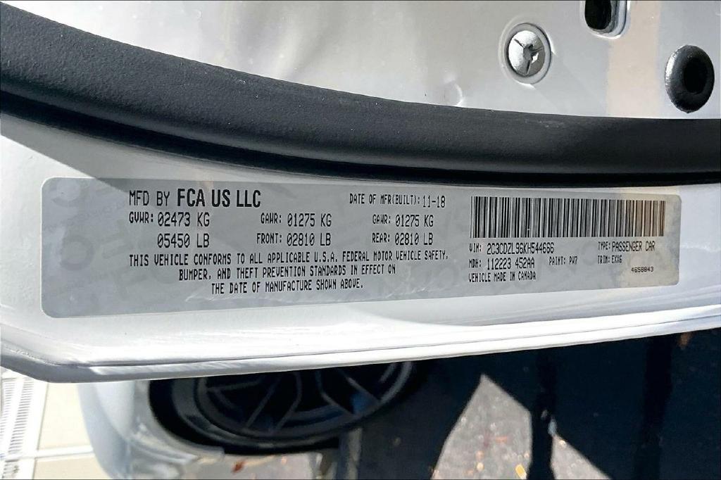 Dodge Challenger SRT Hellcat Redeye 2019