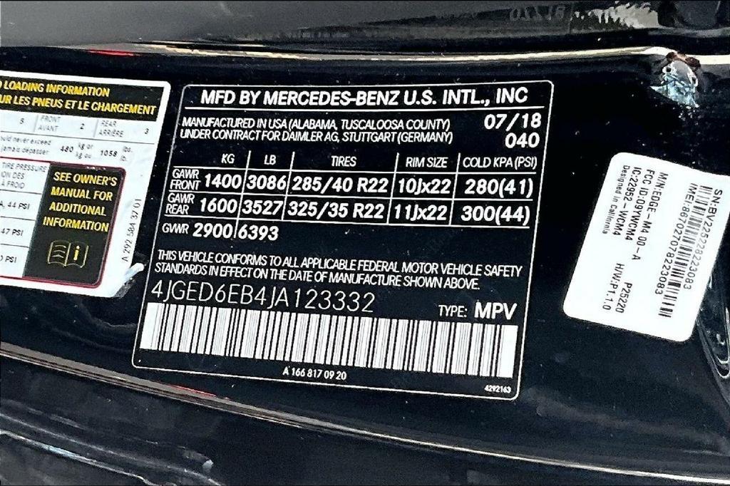 Mercedes-Benz GLE-Class GLE400 4MATIC 2018