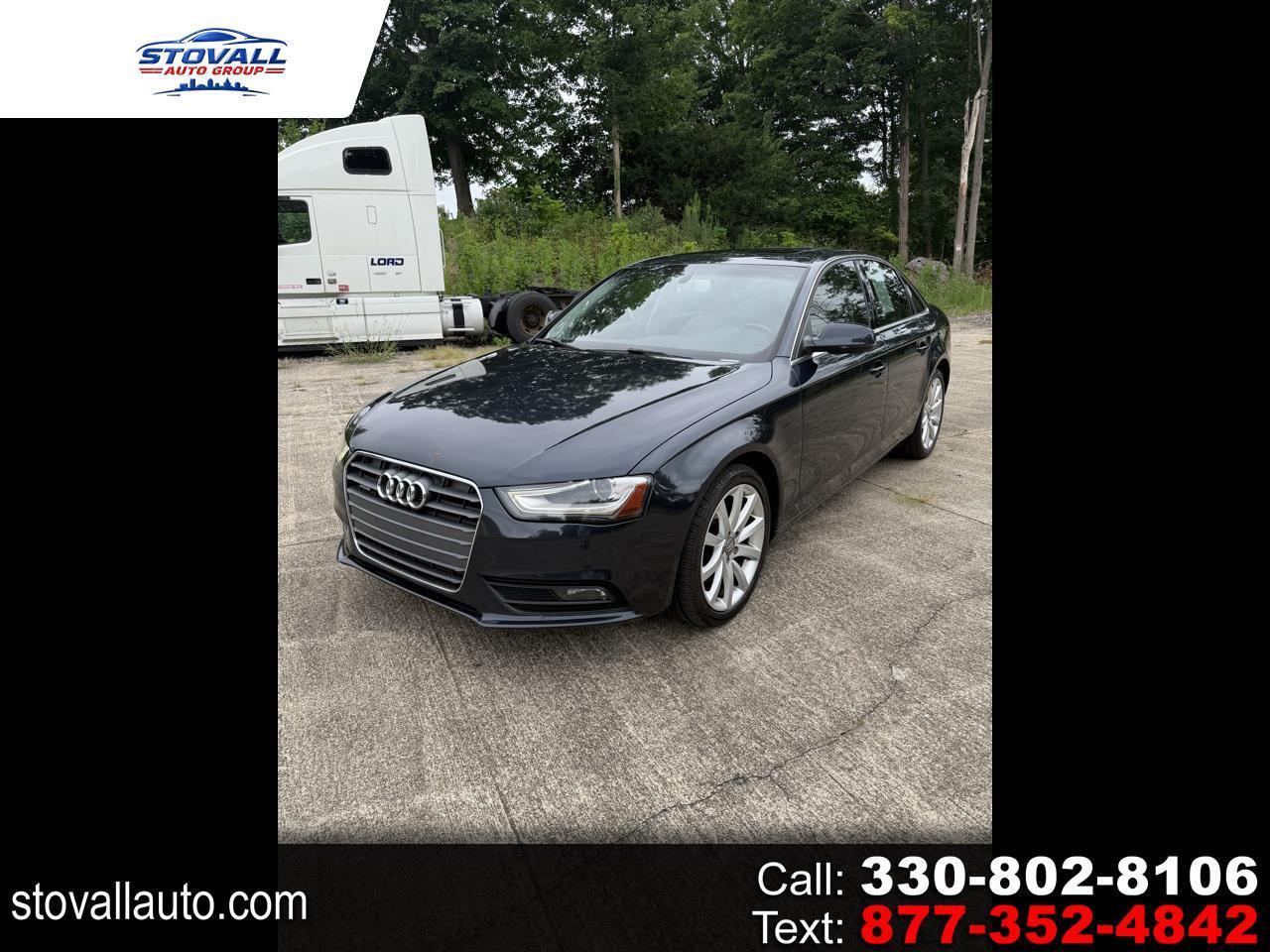 2013 Audi A4 2.0T Sedan quattro Tiptronic