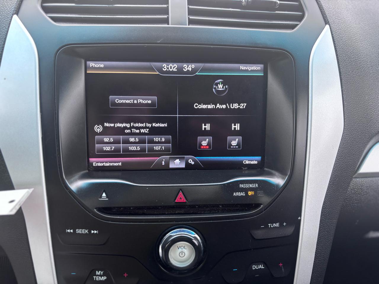 Ford Explorer 4dr 114" WB 4.6L XLT 2015