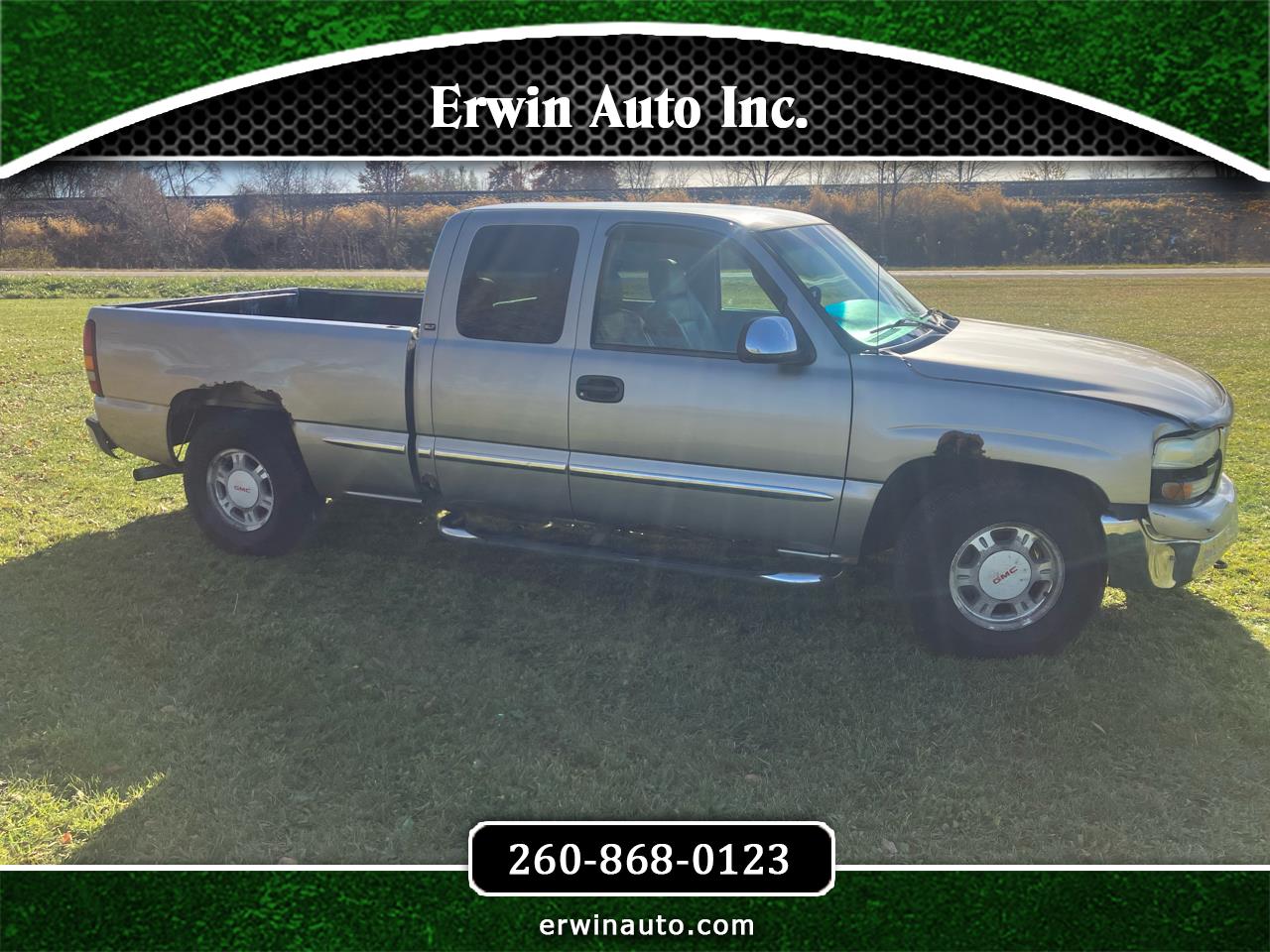 2000 GMC Sierra 1500 SL Ext. Cab 4-Door Long Bed 2WD