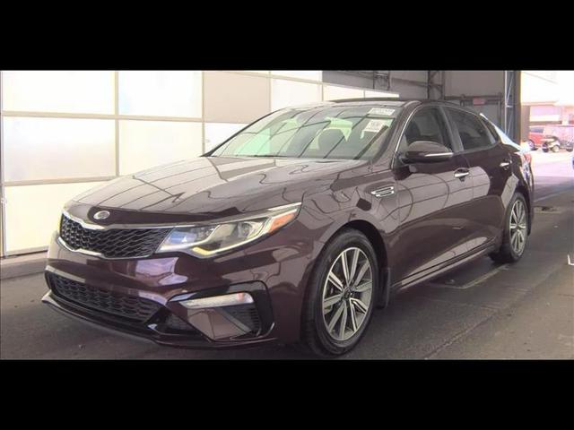 Red (Burgundy) 2019 Kia Optima LX FWD Sedan Front-Wheel Drive 6-Speed Automatic