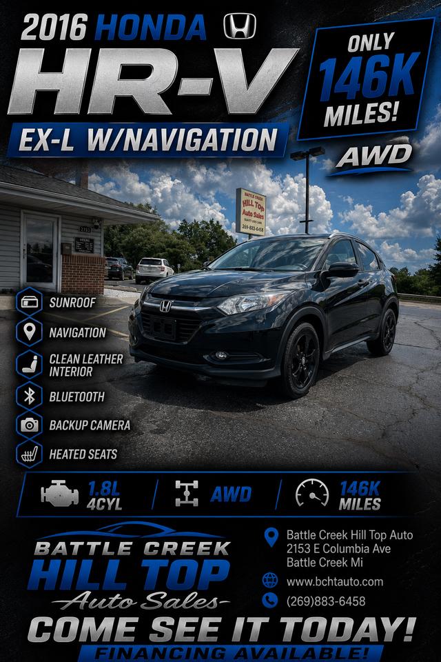 Honda HR-V EX-L w/Navigation 4WD CVT 2016