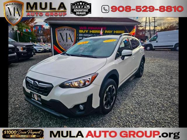 White 2021 Subaru Crosstrek Premium AWD SUV / Crossover All-Wheel Drive Continuously Variable Transmission