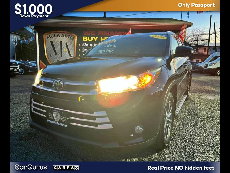 Toyota Highlander XLE AWD V6 2019