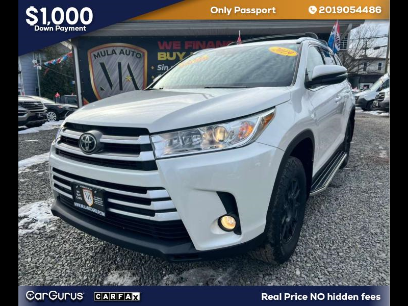 Toyota Highlander XLE AWD V6 2019