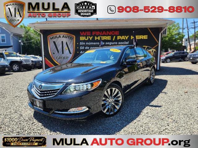 Black 2017 Acura RLX FWD with Technology Package Sedan Front-Wheel Drive 6-Speed Automatic