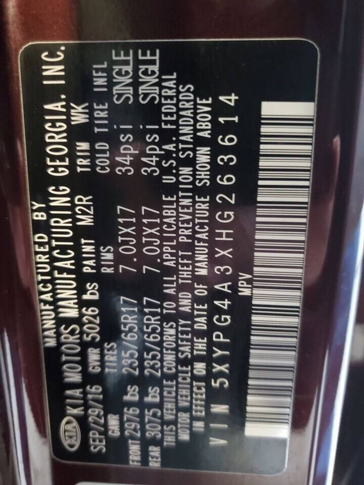 Kia Sorento LX 2WD 2017