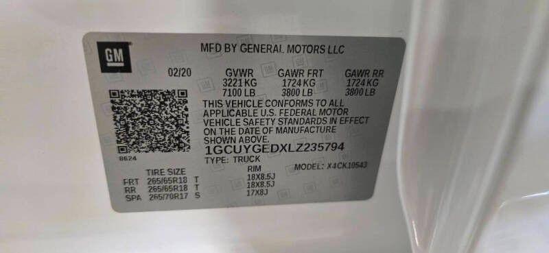 Chevrolet Silverado 1500 LTZ Crew Cab 4WD 2020