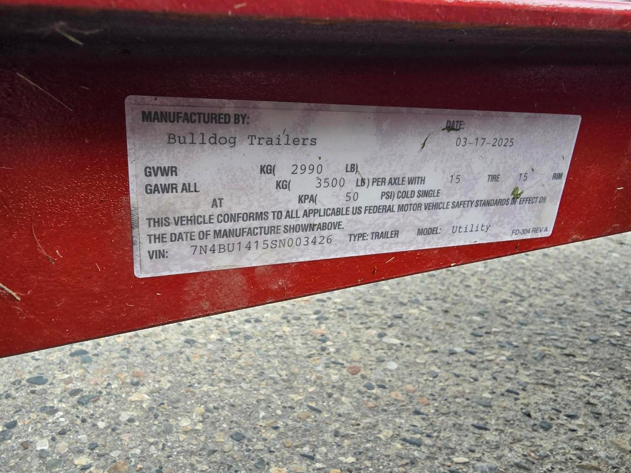 Bulldog 6.5x14' Tilt Utility  2025