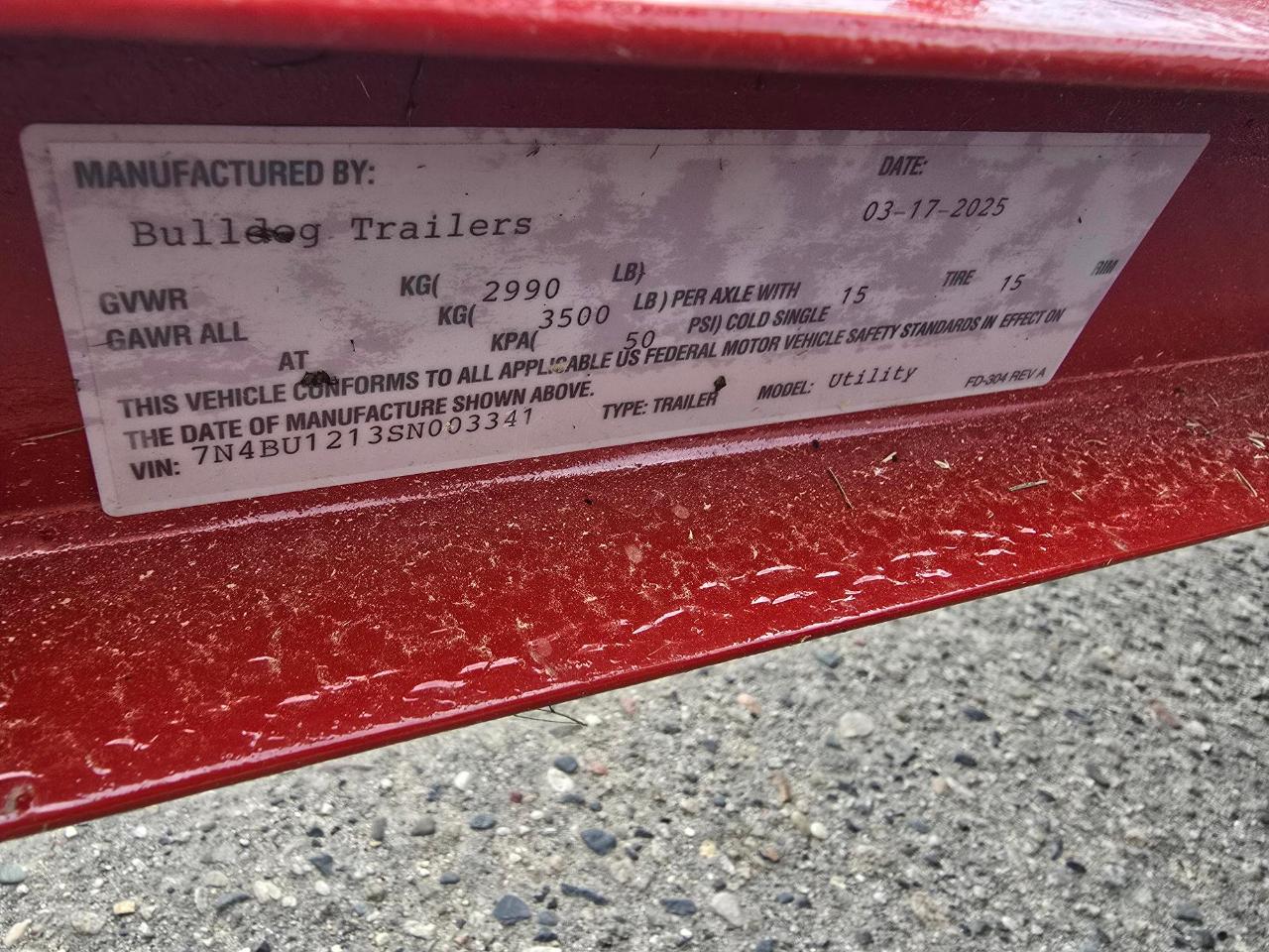 Bulldog 6.5x12' DT Utility  2025
