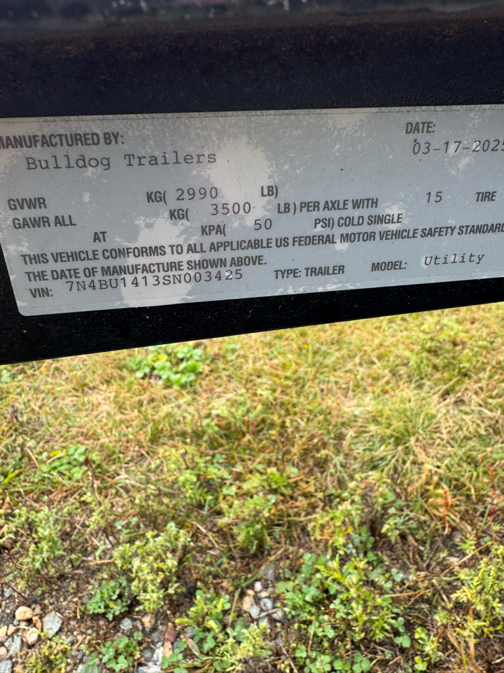 Bulldog 6.5x14' Tilt Utility  2025