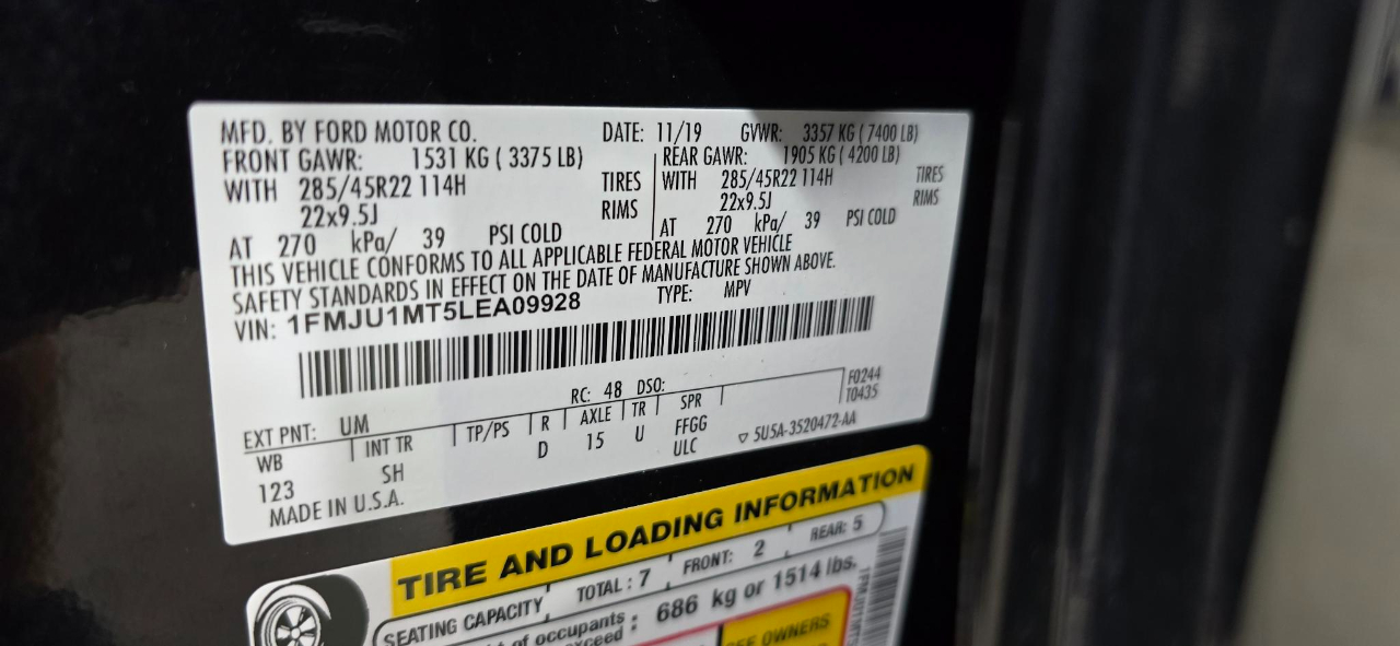 Ford Expedition Platinum 4WD 2020