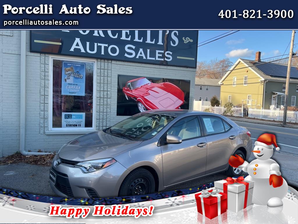 2015 Toyota Corolla 4dr Sdn Auto L (Natl)