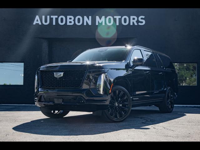 Black 2026 Cadillac Escalade ESV Platinum Sport 4WD SUV / Crossover Four-Wheel Drive Automatic