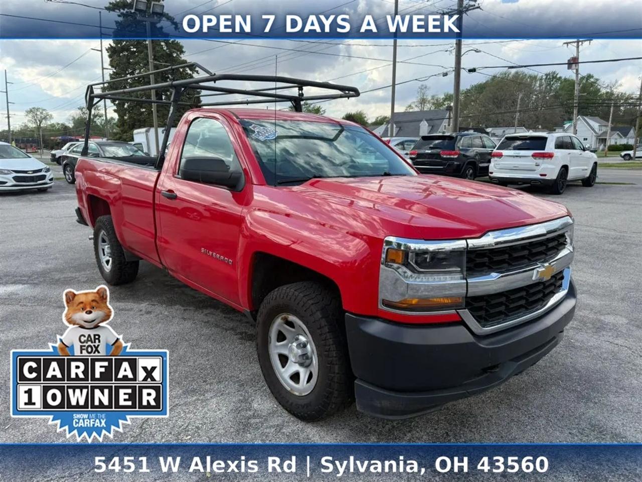 Chevrolet Silverado 1500 Work Truck Long Box 4WD 2017