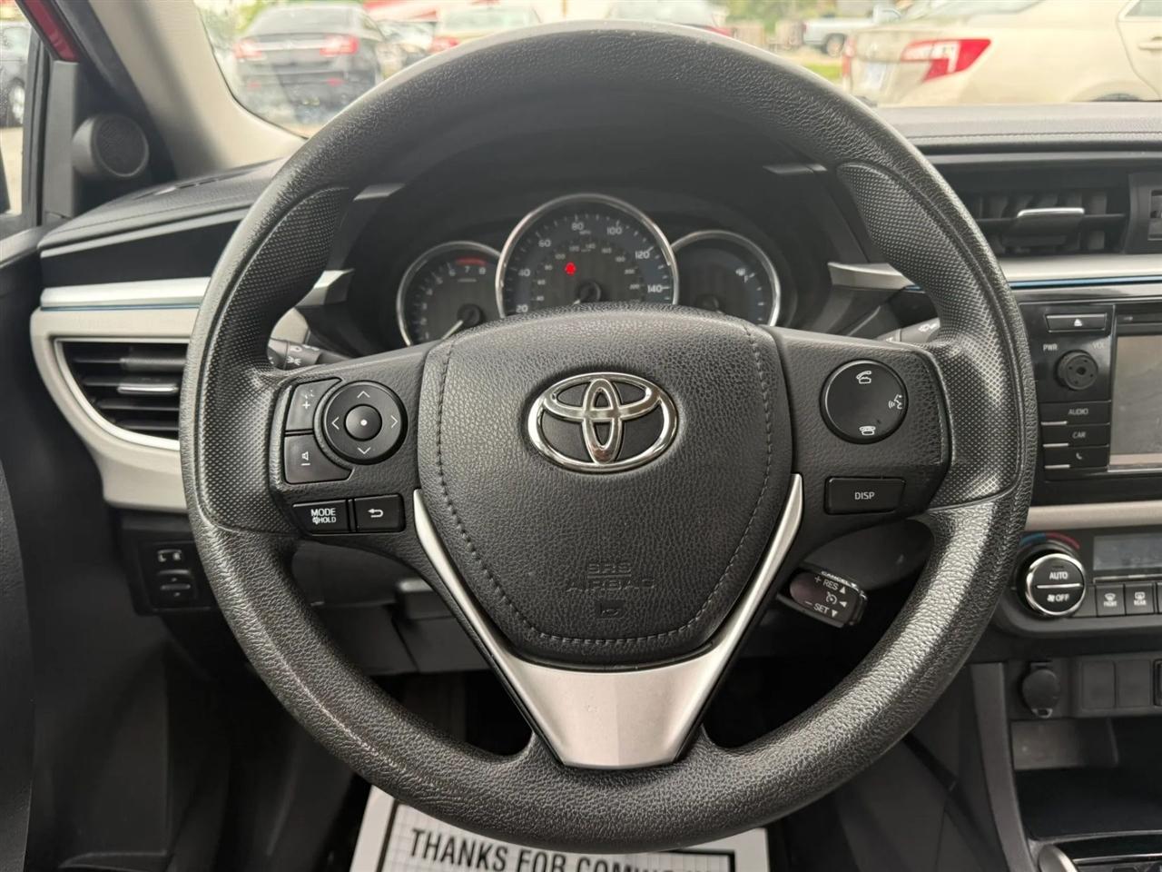 Toyota Corolla LE CVT 2014