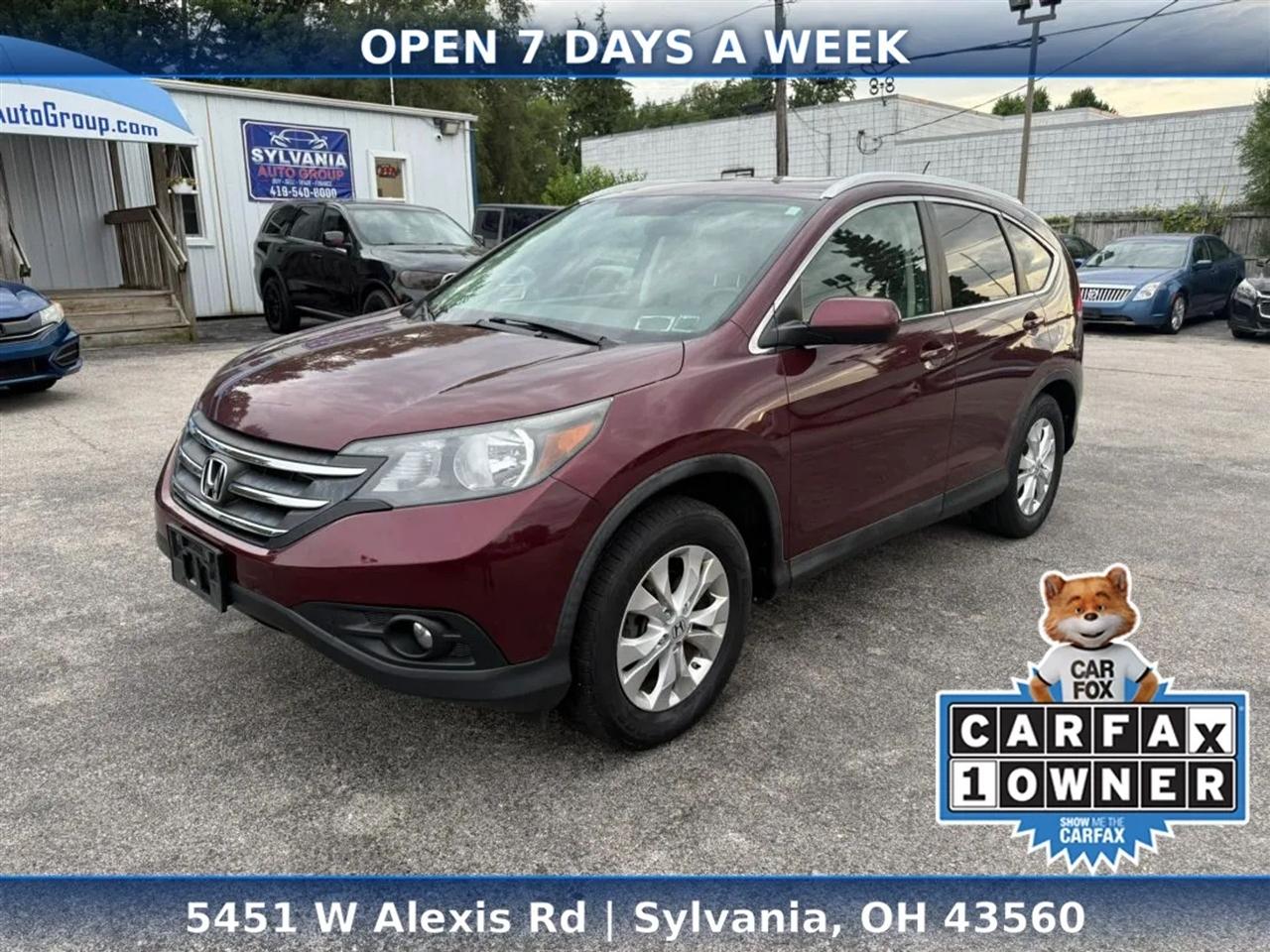 Honda CR-V EX-L 4WD 5-Speed AT 2012
