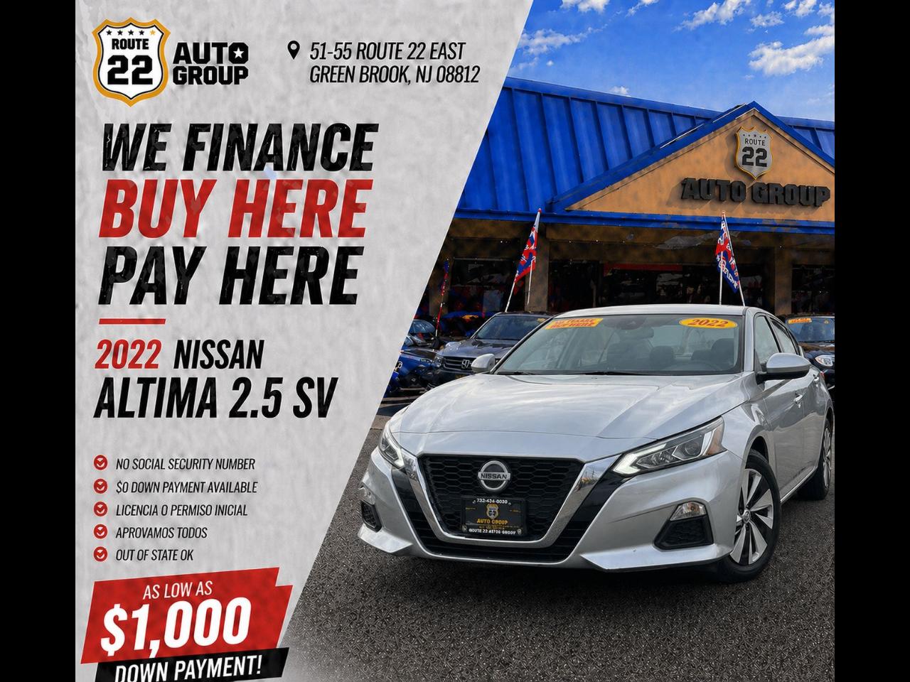 Nissan Altima 2.5 SV 2022