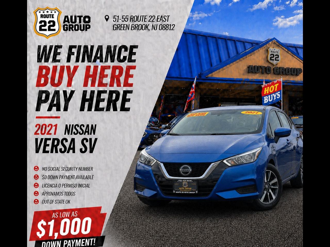 Nissan Versa SV 2021