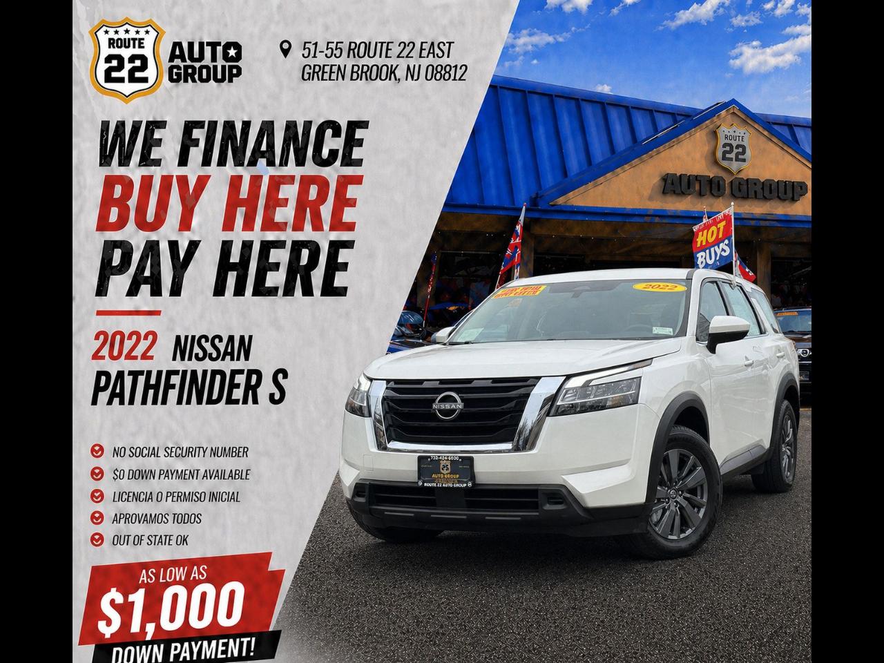 2022 Nissan Pathfinder S 4WD