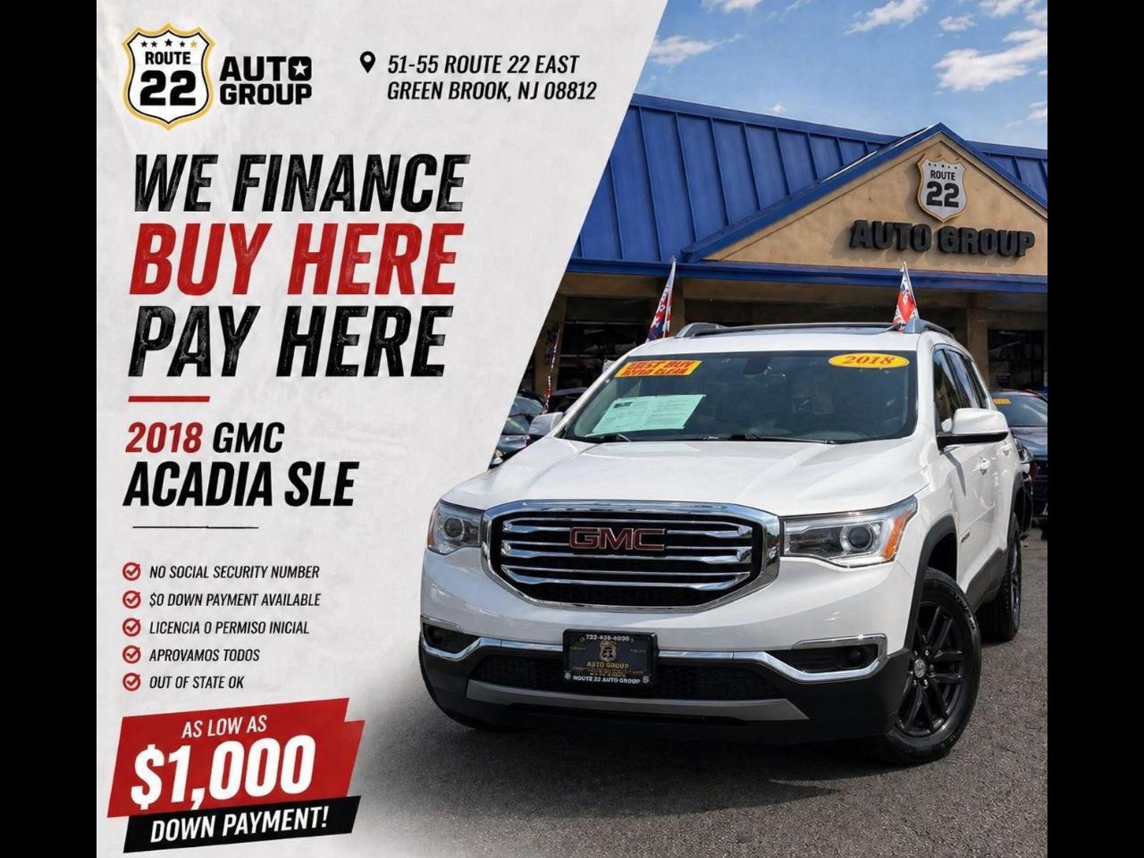 2018 GMC Acadia SLT-1 AWD