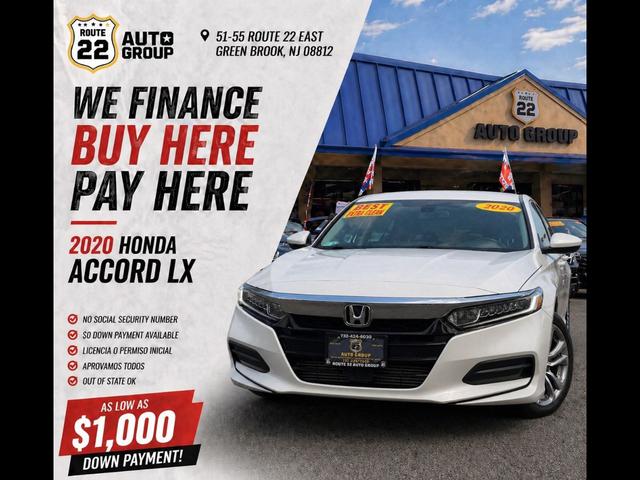 White 2020 Honda Accord 1.5T LX FWD Sedan Front-Wheel Drive
