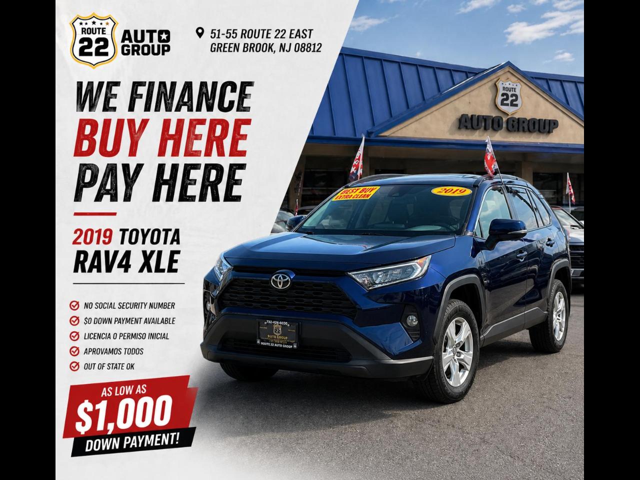 Toyota RAV4 XLE AWD 2019