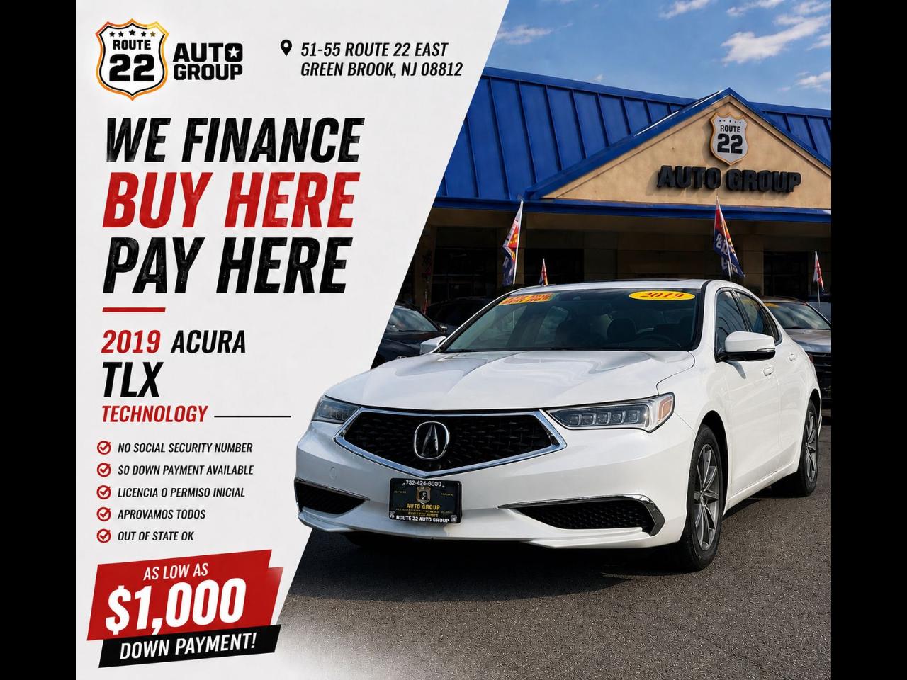 Acura TLX Base 2.4L 2019