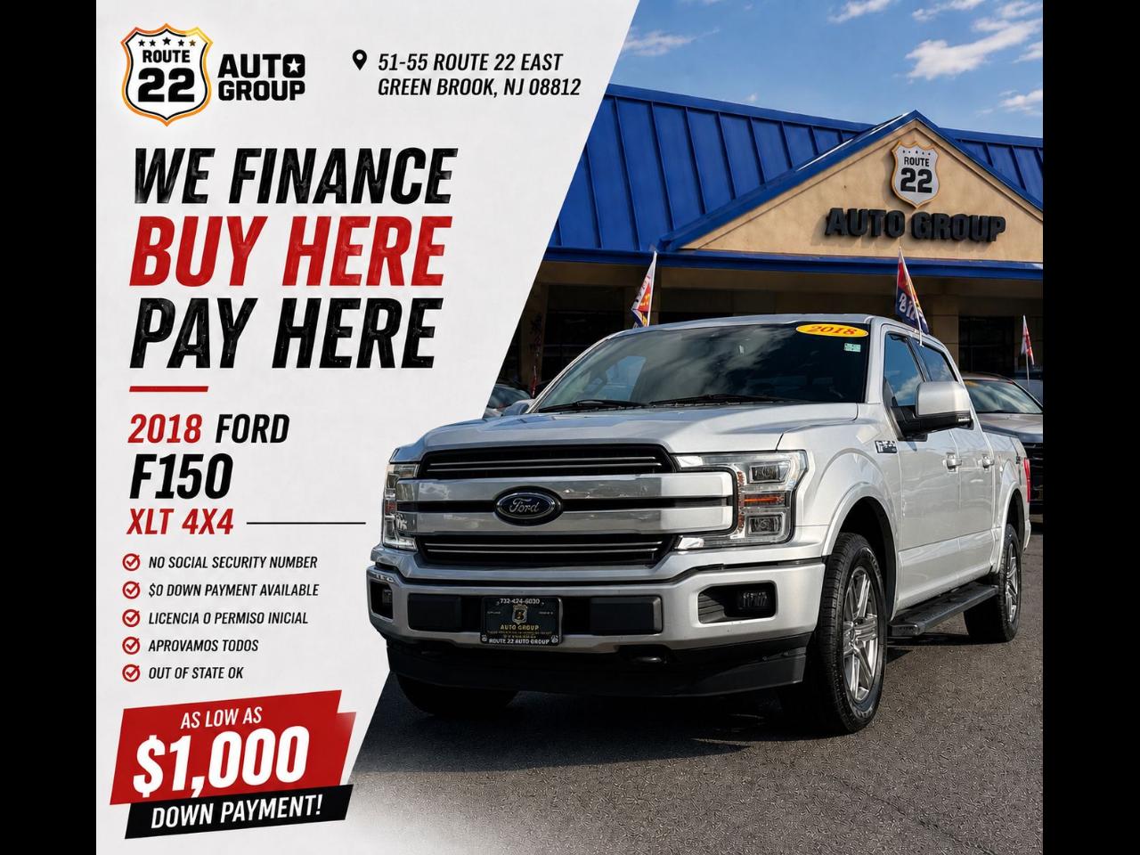 Ford F-150 XLT SuperCrew 5.5-ft. Bed 4WD 2018
