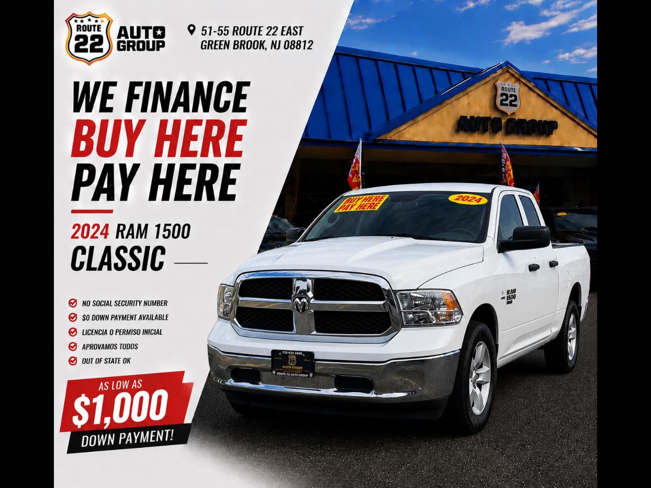 2024 RAM 1500 Classic Tradesman Quad Cab 2WD