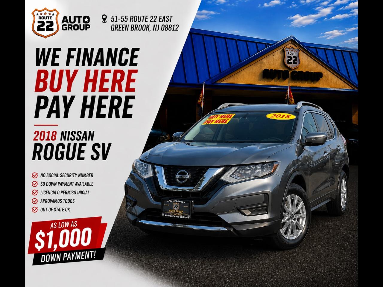 2018 Nissan Rogue SV AWD