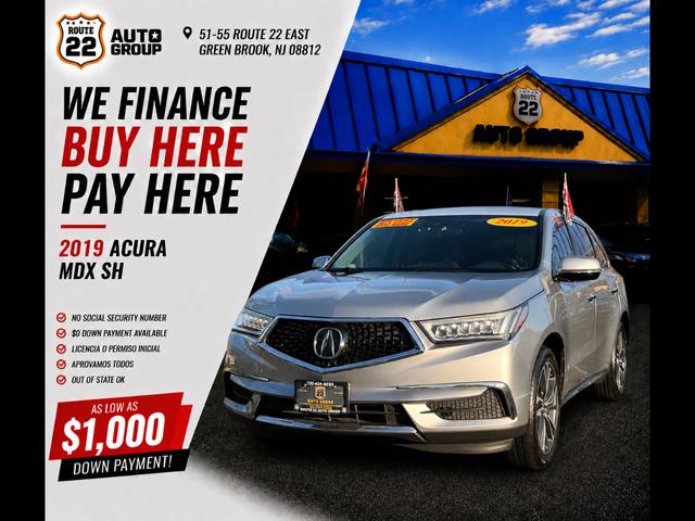 Gray 2019 Acura MDX SH-AWD with Technology Package SUV / Crossover All-Wheel Drive