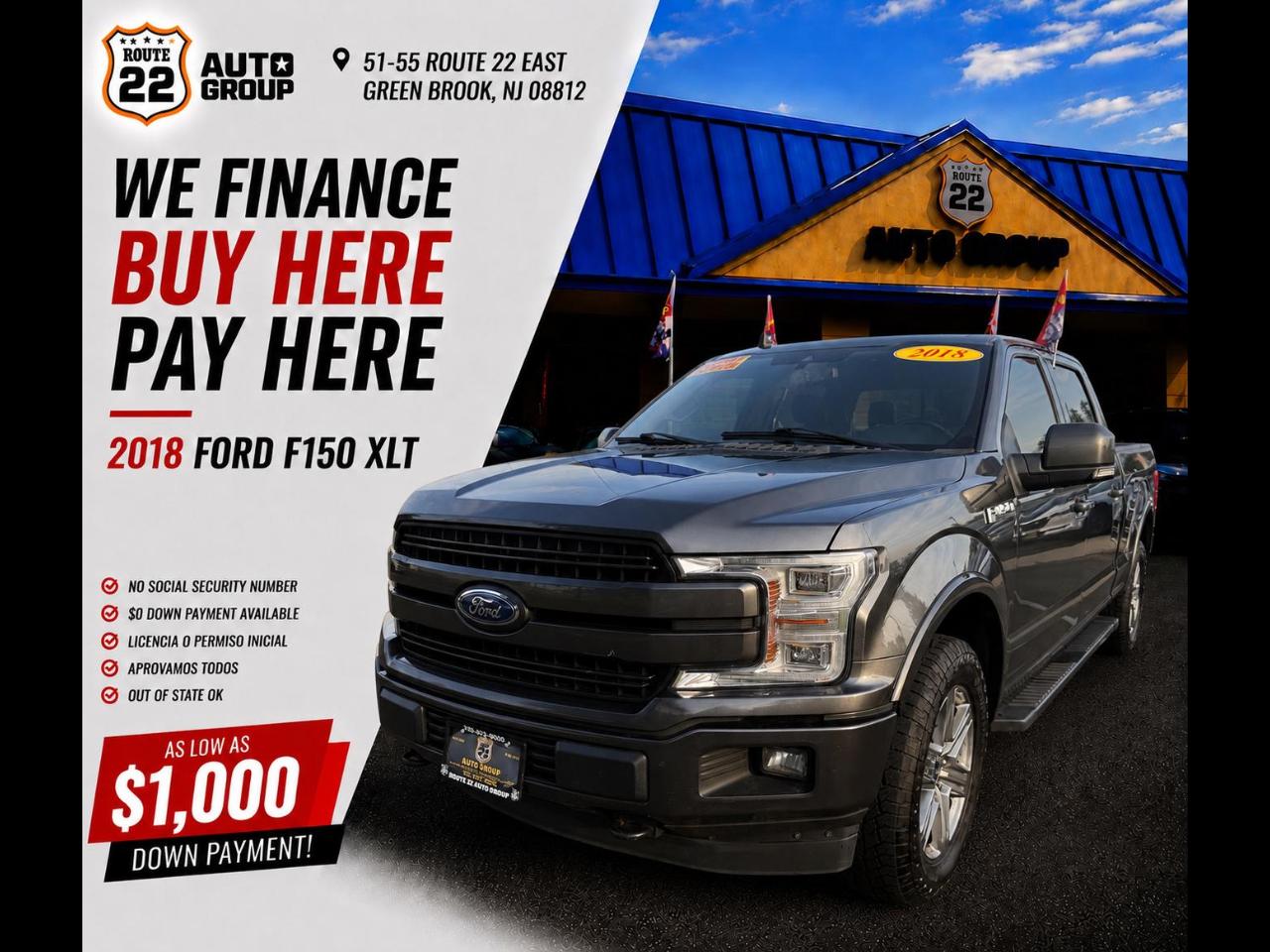 2018 Ford F-150 XLT SuperCrew 5.5-ft. Bed 4WD