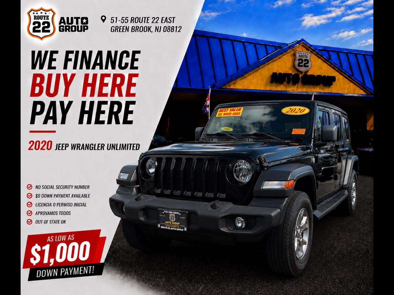 Jeep Wrangler Unlimited Sport 2020