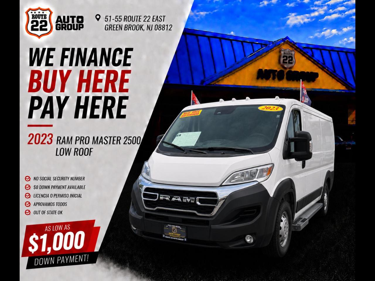 2023 RAM Promaster 2500 High Roof 136-in. WB