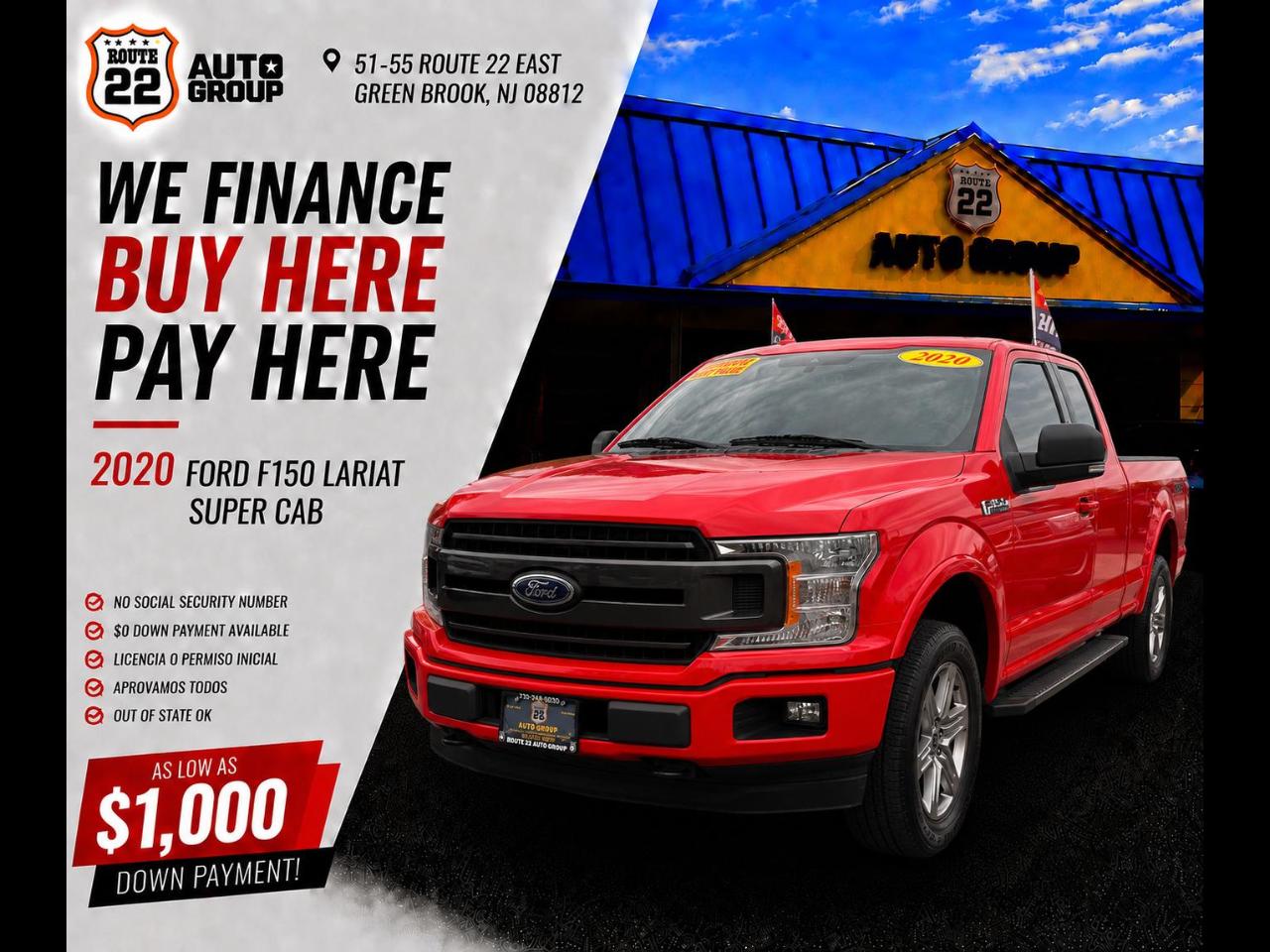 2020 Ford F-150 Lariat SuperCab 6.5-ft. 4WD