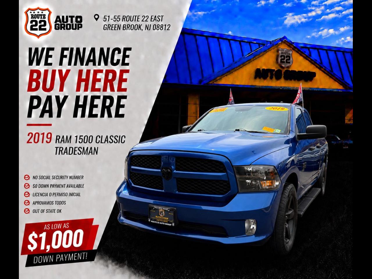 2019 RAM 1500 Classic Tradesman Quad Cab 4WD