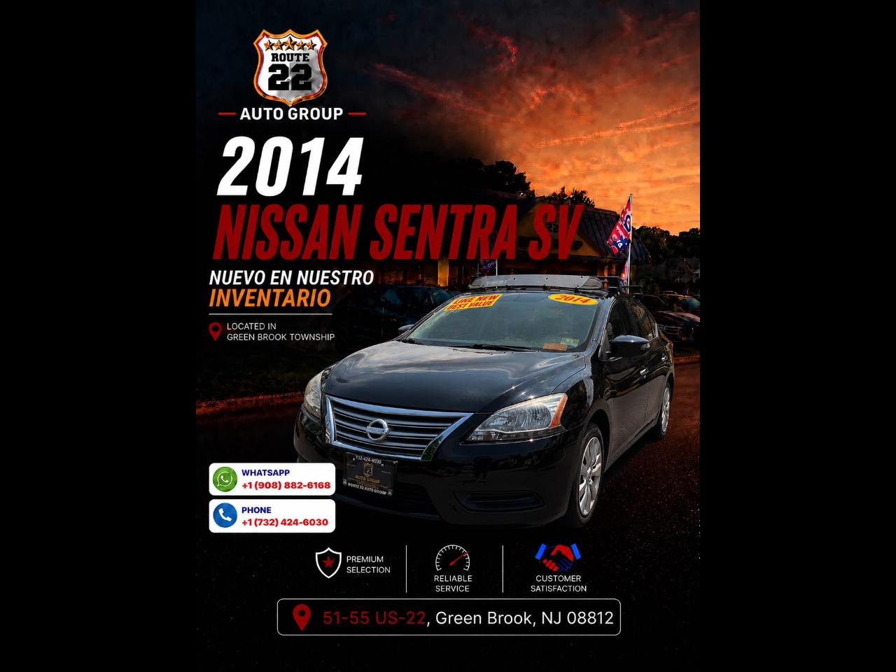 Nissan Sentra SV 2014