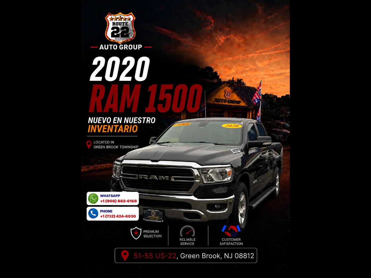 2020 RAM 1500 Big Horn Quad Cab 4WD