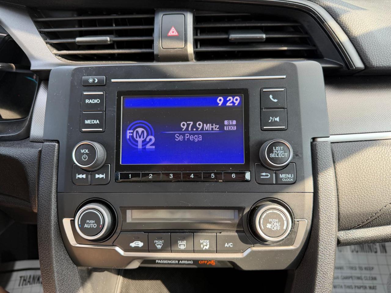Honda Civic LX Honda Sensing Sedan CVT 2019