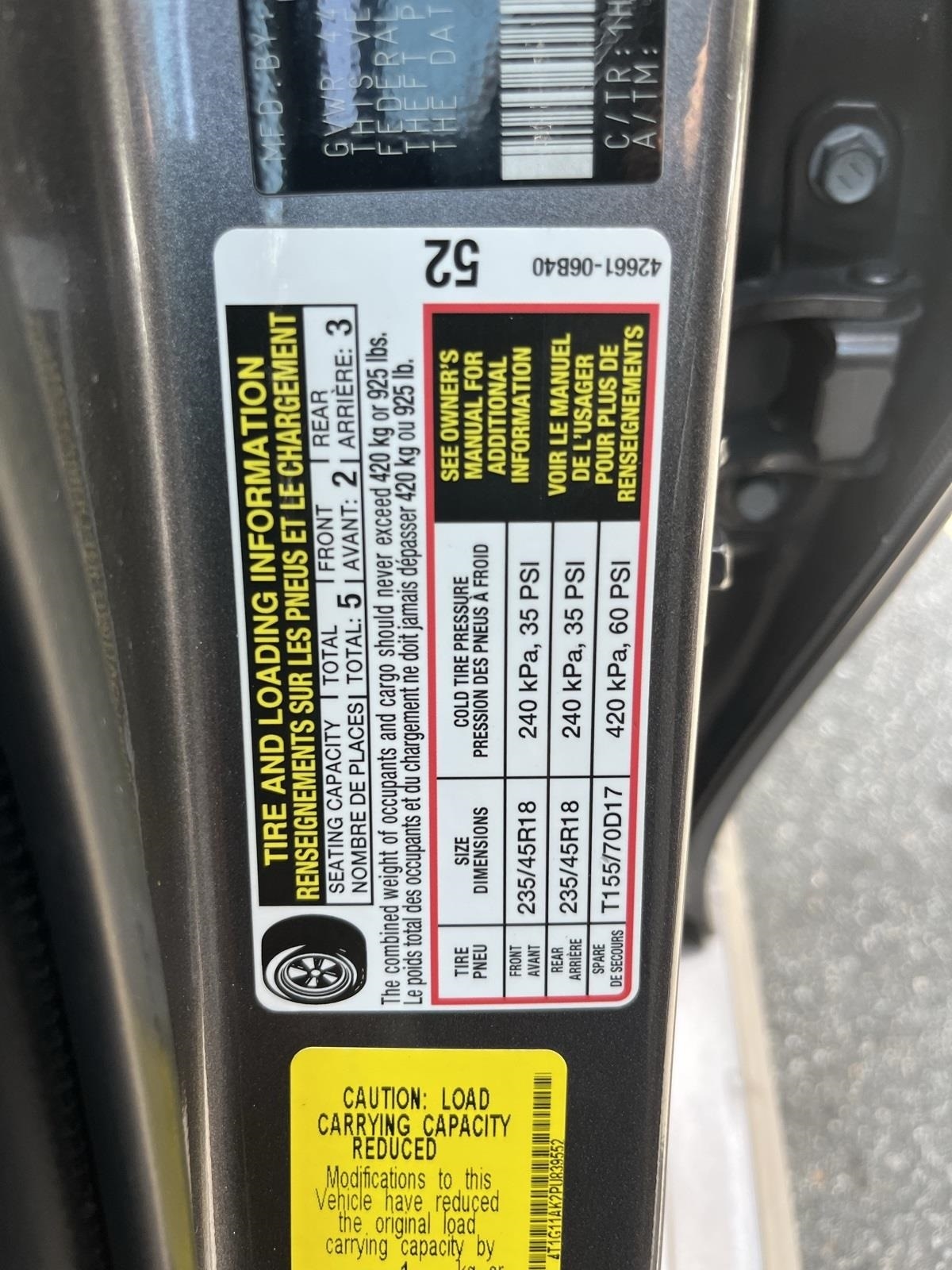 Toyota Camry SE 2023