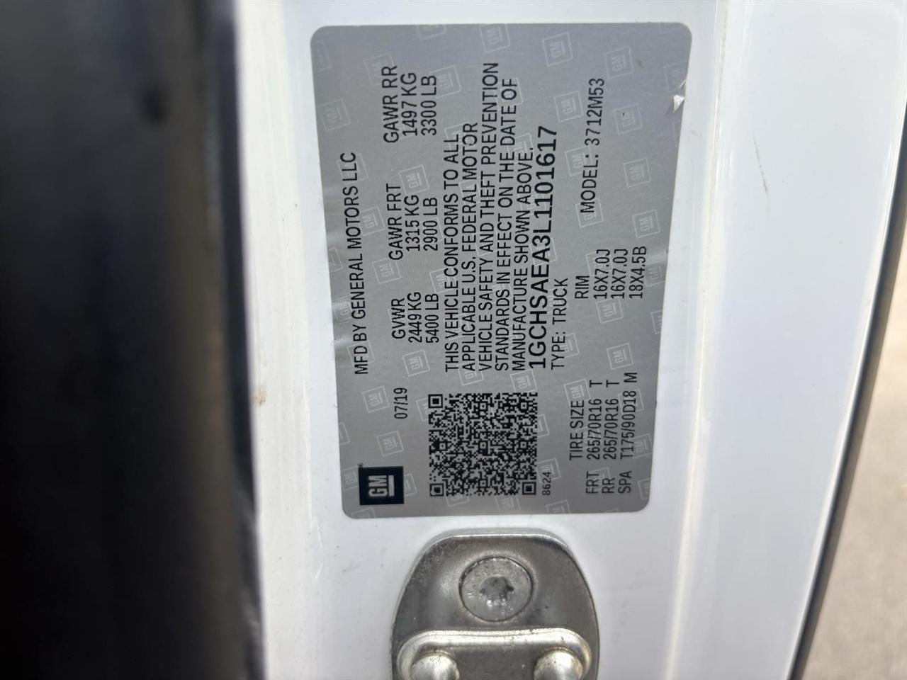 Chevrolet Colorado  2020