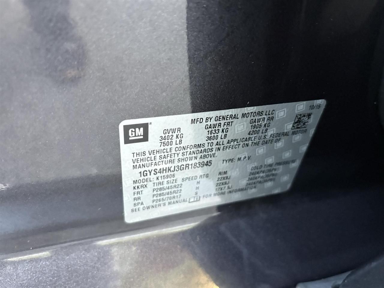 Cadillac Escalade  2016