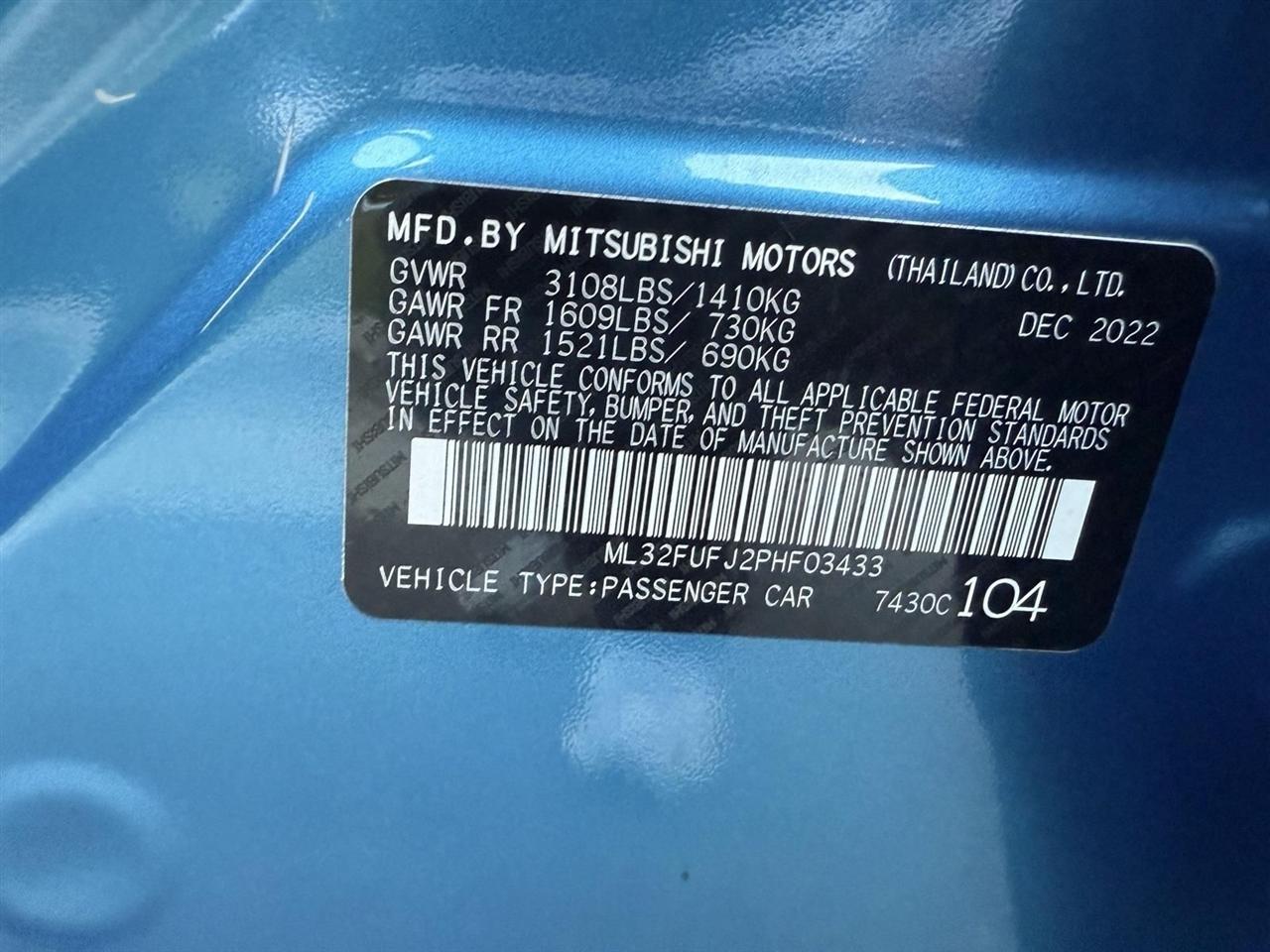 Mitsubishi Mirage G4  2023