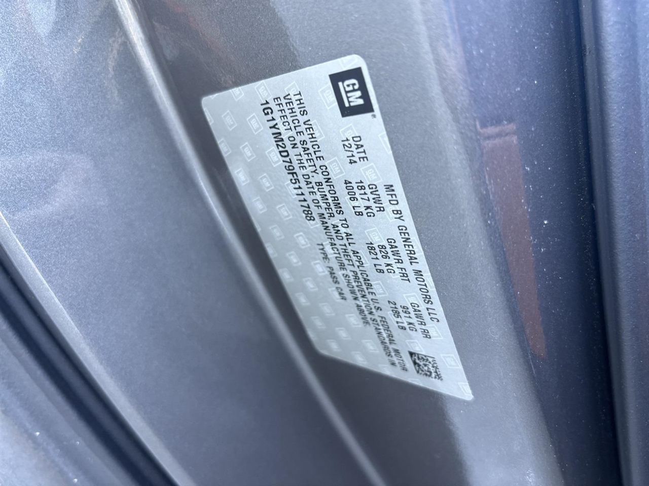 Chevrolet Corvette Z51 3LT Coupe Automatic 2015